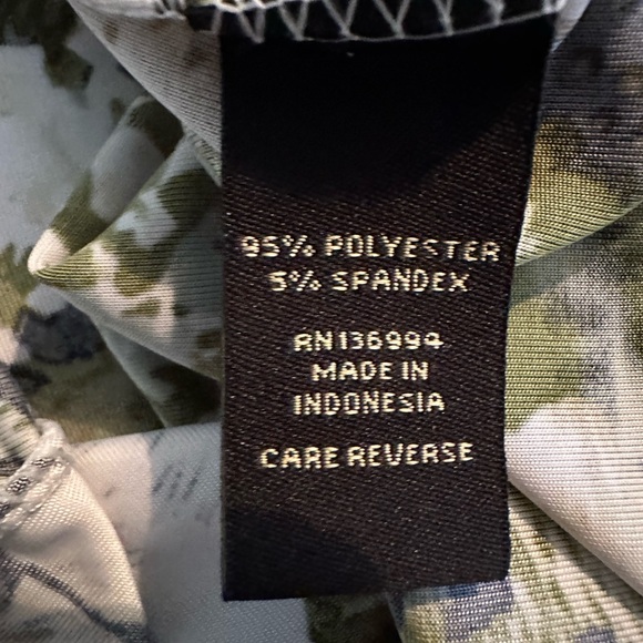 Animal print top; rouched on the side: size L - Picture 5 of 6